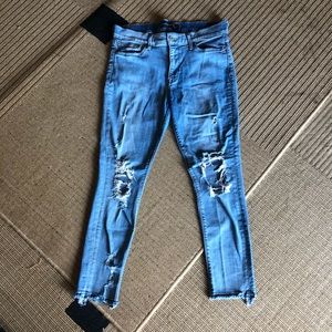 Express ripped jeans